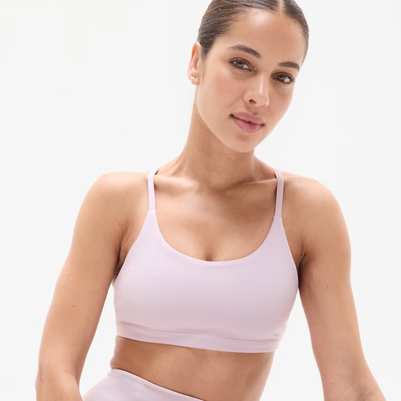 NWT Athleta TRANSCEND SCOOP SPORTS BRA A-C - Lilic Sky - Picture 3 of 4